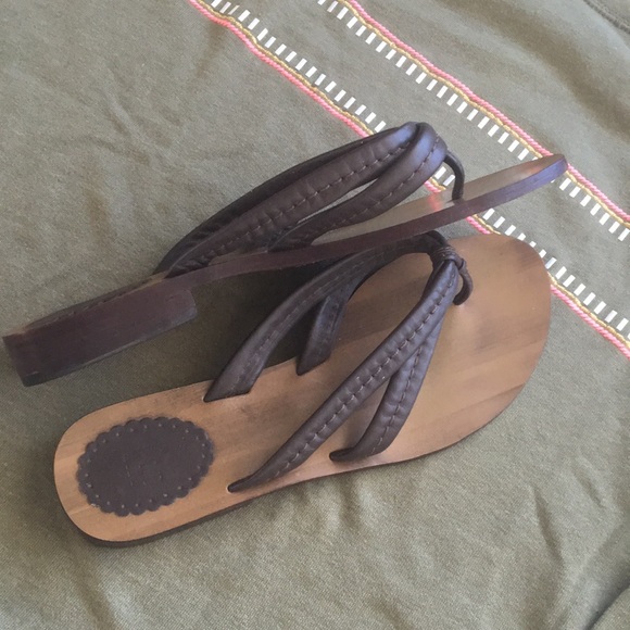 Vintage Leather sandals - Picture 6 of 8